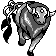 Tauros  sprite from Red & Blue