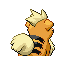 Growlithe Back sprite from Ruby & Sapphire