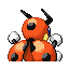 Ledian Back sprite from Ruby & Sapphire