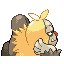 Slaking Back/Shiny sprite from Ruby & Sapphire