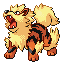 Arcanine  sprite from Ruby & Sapphire