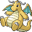 Dragonite  sprite from Ruby & Sapphire