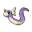 Dratini  sprite from Ruby & Sapphire