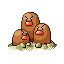 Dugtrio  sprite from Ruby & Sapphire