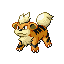 Growlithe  sprite from Ruby & Sapphire