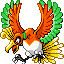 Ho-oh  sprite from Ruby & Sapphire