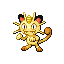 Meowth  sprite from Ruby & Sapphire