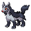 Mightyena sprite from Ruby & Sapphire