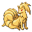 Ninetales  sprite from Ruby & Sapphire