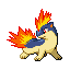 Quilava  sprite from Ruby & Sapphire
