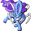 Suicune  sprite from Ruby & Sapphire