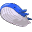 Wailord  sprite from Ruby & Sapphire