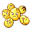 Exeggcute Shiny sprite from Ruby & Sapphire