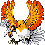 Ho-oh Shiny sprite from Ruby & Sapphire