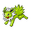 Jolteon Shiny sprite from Ruby & Sapphire