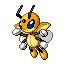 Ledian Shiny sprite from Ruby & Sapphire