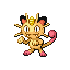 Meowth Shiny sprite from Ruby & Sapphire