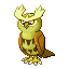 Noctowl Shiny sprite from Ruby & Sapphire