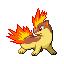Quilava Shiny sprite from Ruby & Sapphire