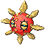 Solrock Shiny sprite from Ruby & Sapphire