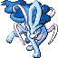 Suicune Shiny sprite from Ruby & Sapphire