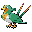 Swellow Shiny sprite from Ruby & Sapphire