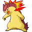 Typhlosion Shiny sprite from Ruby & Sapphire