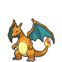 Charizard  sprite from Scarlet & Violet