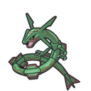 Rayquaza  sprite from Scarlet & Violet