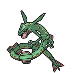 Shiny Mega Rayquaza  Pokemon rayquaza, Pokemon, Pokemon firered