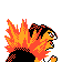 Typhlosion Back sprite from Silver