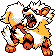 Arcanine  sprite from Silver
