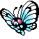Butterfree  sprite from Silver