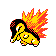 Cyndaquil  sprite from Silver