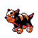 Houndour  sprite from Silver