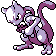 Mewtwo  sprite from Silver