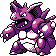 Nidoking  sprite from Silver