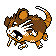 Raticate  sprite from Silver
