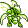 Scyther  sprite from Silver