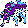 Suicune  sprite from Silver