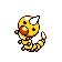 Weedle  sprite from Silver