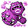 Weezing  sprite from Silver