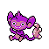 Aipom Shiny sprite from Silver