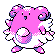 Blissey Shiny sprite from Silver