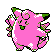 Clefable Shiny sprite from Silver