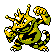 Electabuzz Shiny sprite from Silver