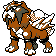Entei Shiny sprite from Silver