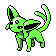 Espeon Shiny sprite from Silver