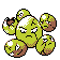 Exeggcute Shiny sprite from Silver