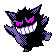 Gengar Shiny sprite from Silver